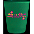 1 1/2 Oz. Moon Glow Colored Shot Glass with Clear Bottom
